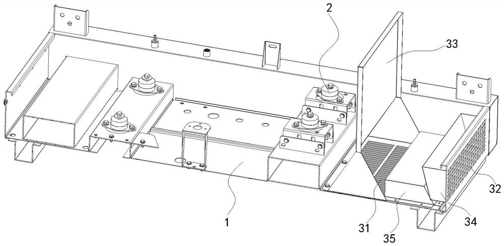 Chassis of diesel generating set and diesel generating set