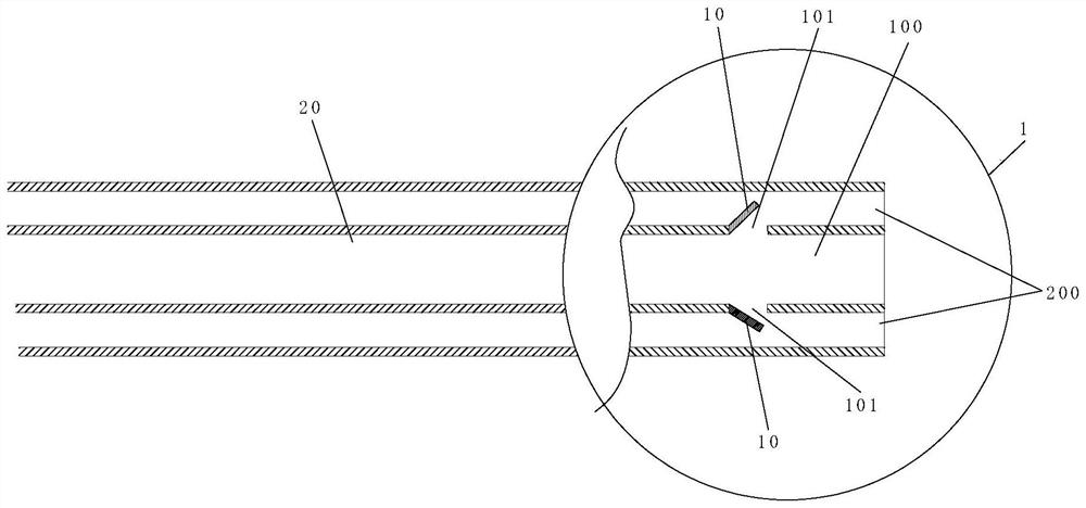 Fresh air pipe structure, fresh air device, air conditioner and air conditioner control method