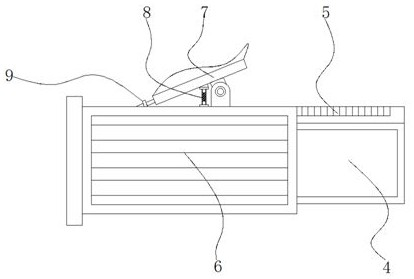 A detection platform with folding and stretching functions for big data observation