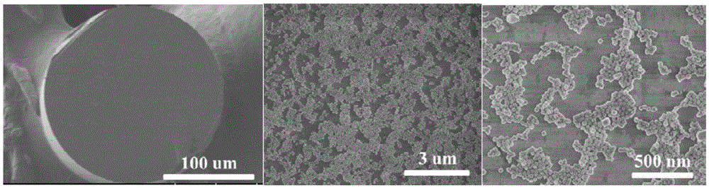 Laser-induce self-assembly method for preparing high-sensitivity optical fiber SERS probe