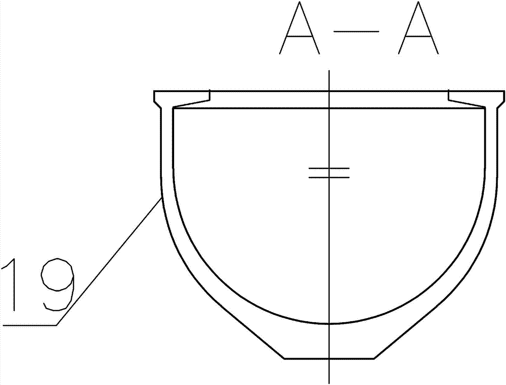 U-shaped aqueduct simulation testing device and method