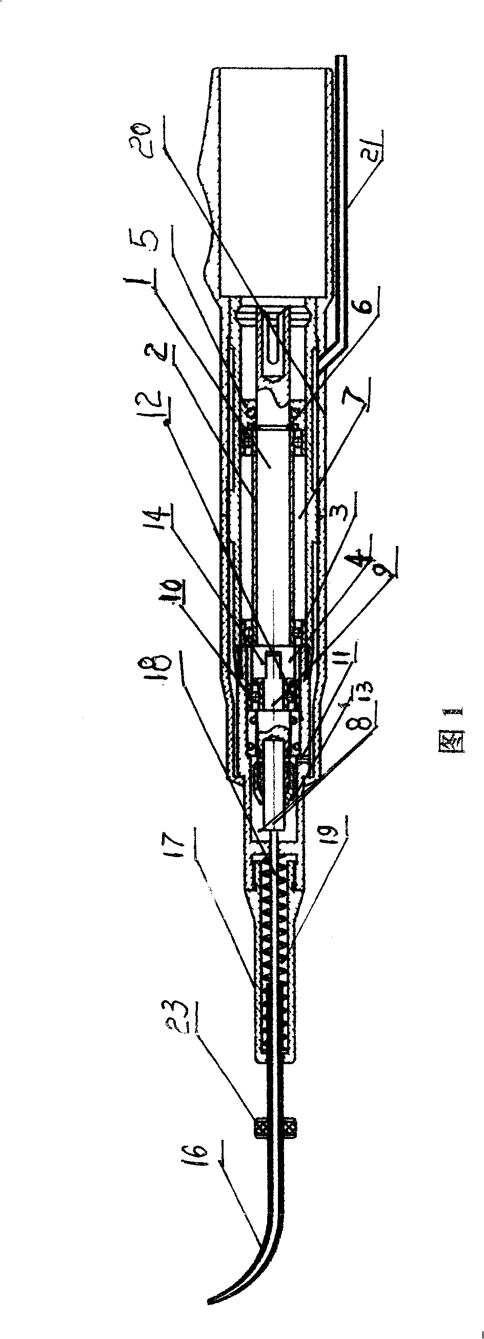 Multi-core flexible-shaft drill for plastic surgery