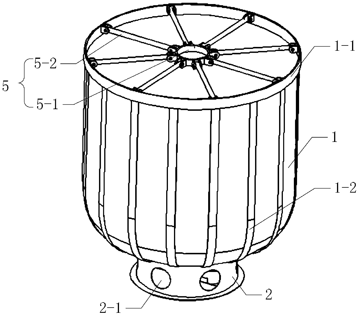 Fire extinguishment spraying device applied to aircraft