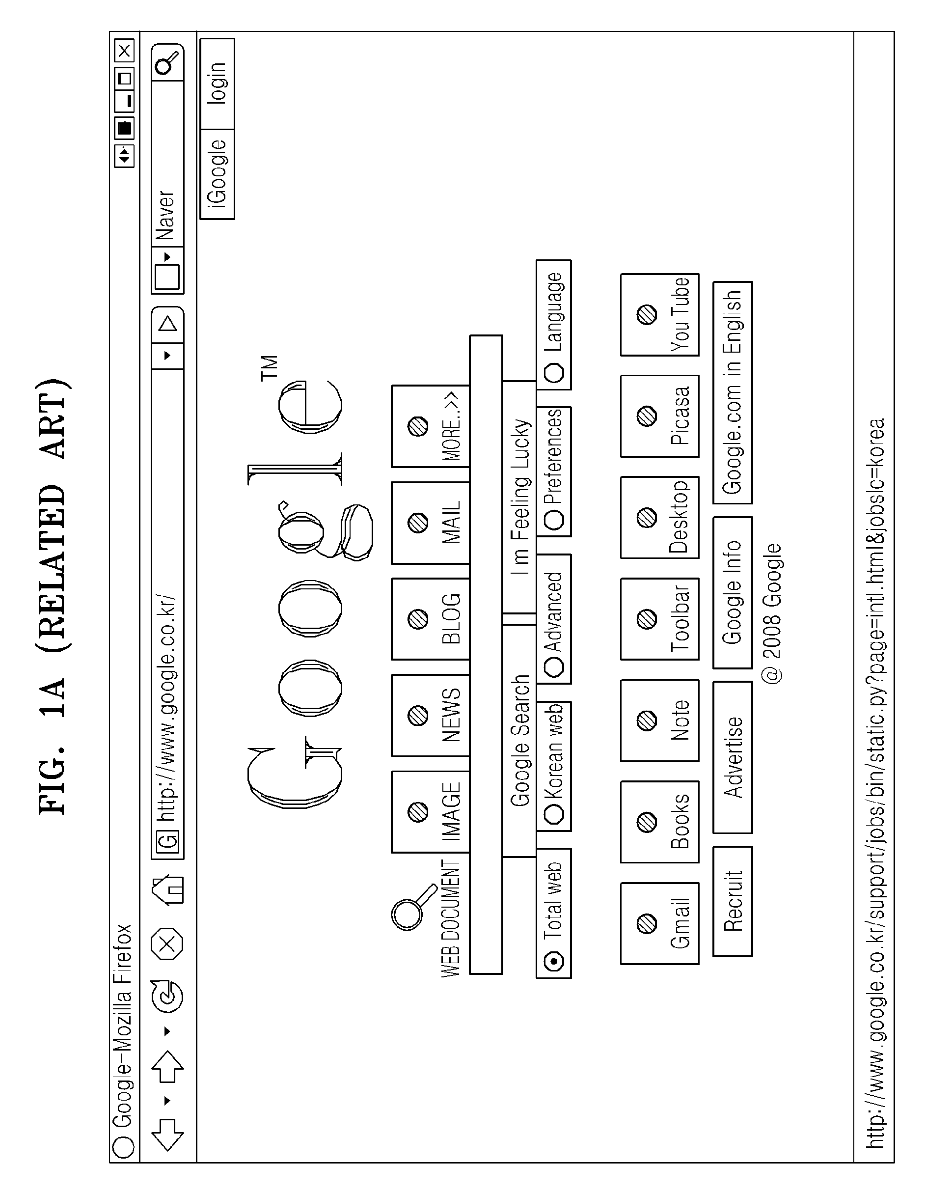 Method of defining focus movement order and moving focus, and computer readable recording medium for executing the method