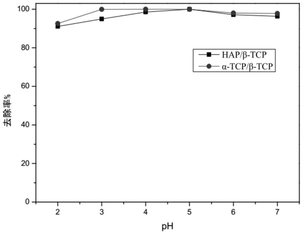 An application of using biphasic calcium phosphate to remove heavy metal lead in water