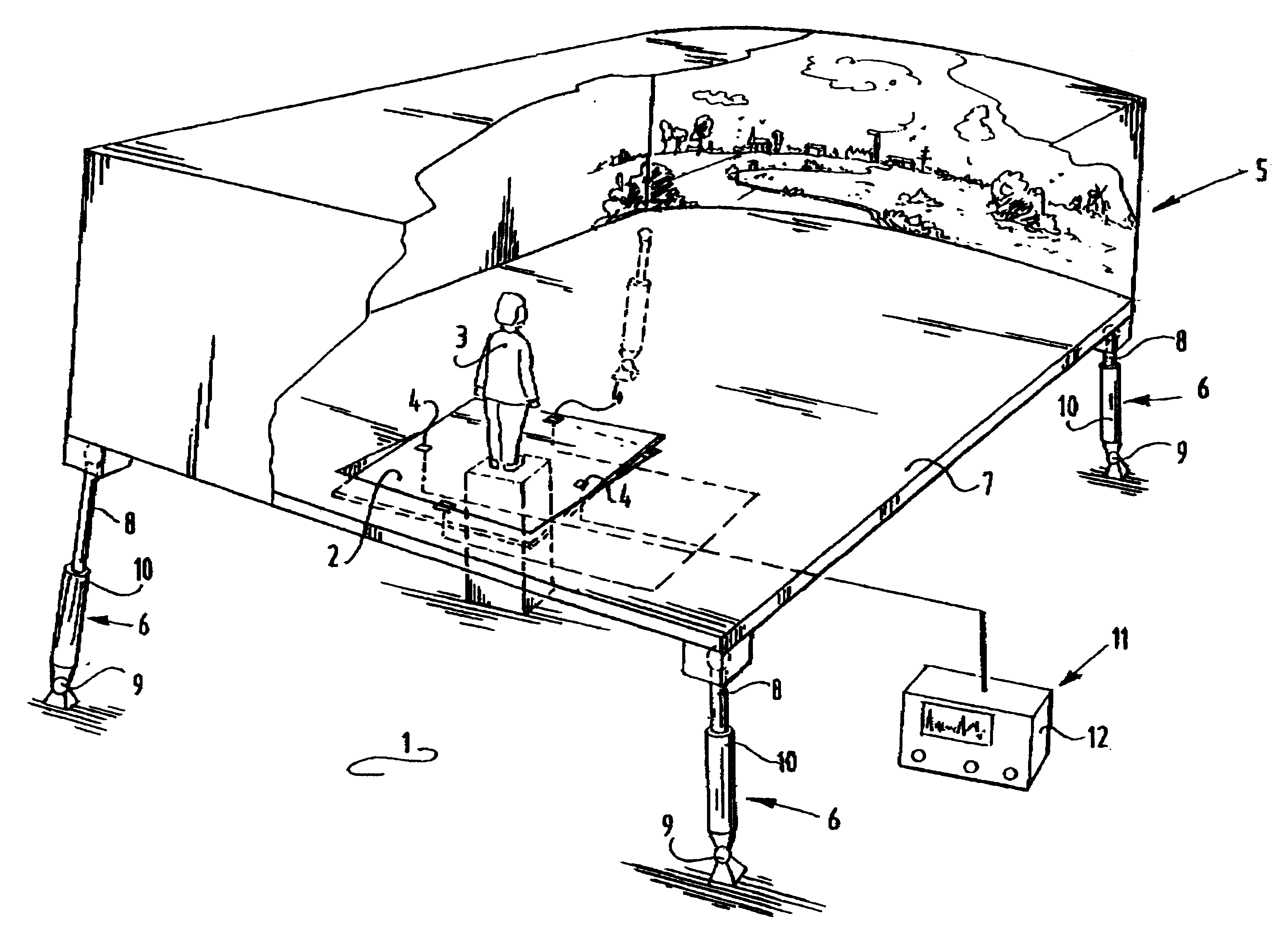 Test apparatus for determining a cervical acceleration injury