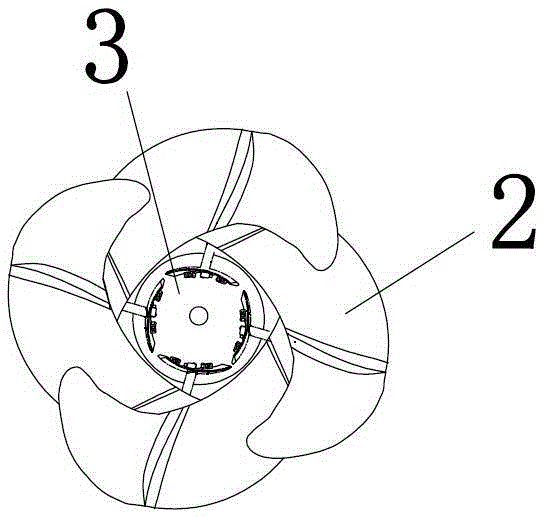 Hidden type ceiling fan lamp