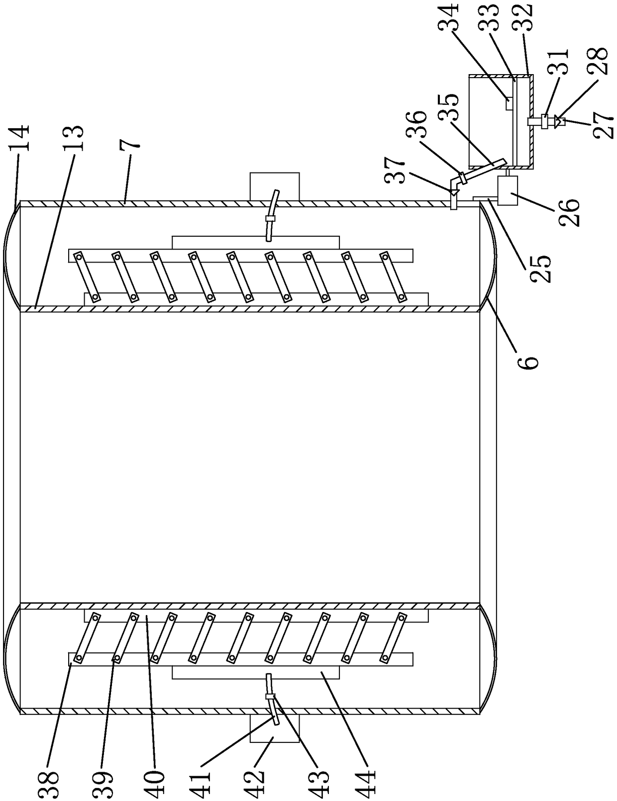 Improved blended fabric processing method