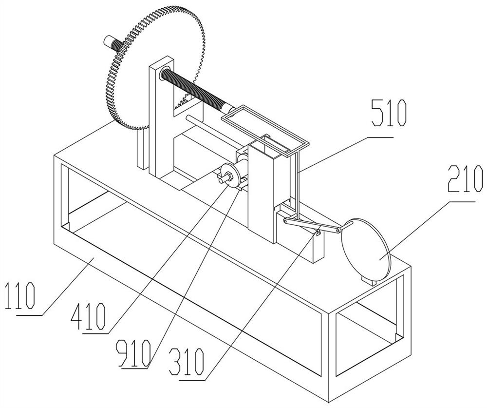 Desktop computer hard disk bracket polishing device