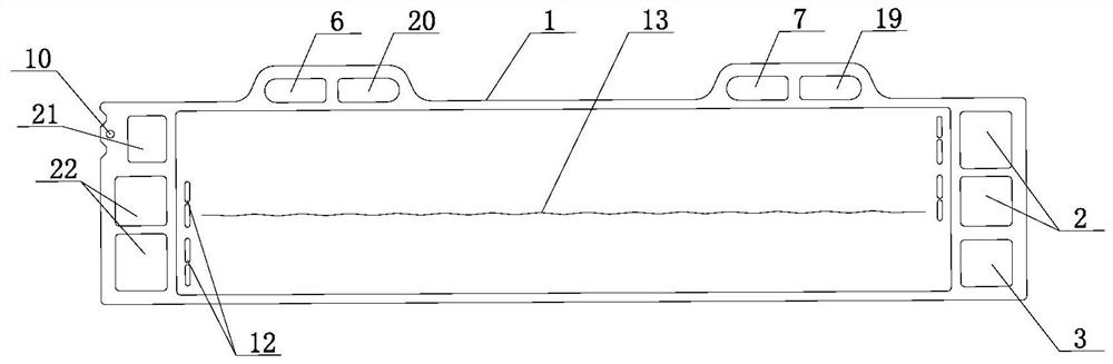 A fuel cell deflector with high power density and high structural strength