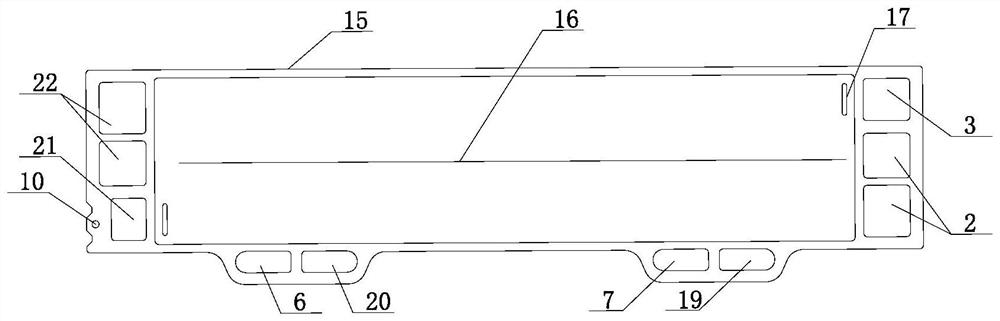 A fuel cell deflector with high power density and high structural strength