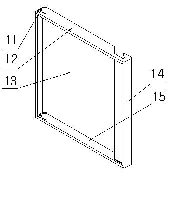 Refrigerator door and processing method thereof