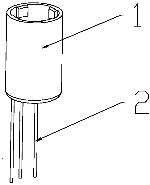 Heating cup device of baking electronic cigarette