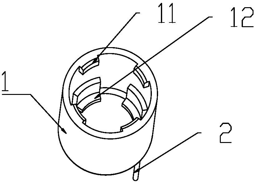 Heating cup device of baking electronic cigarette