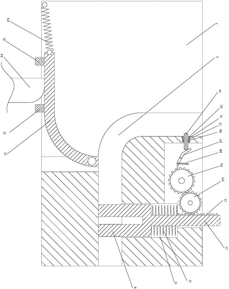 Bending and blanking device