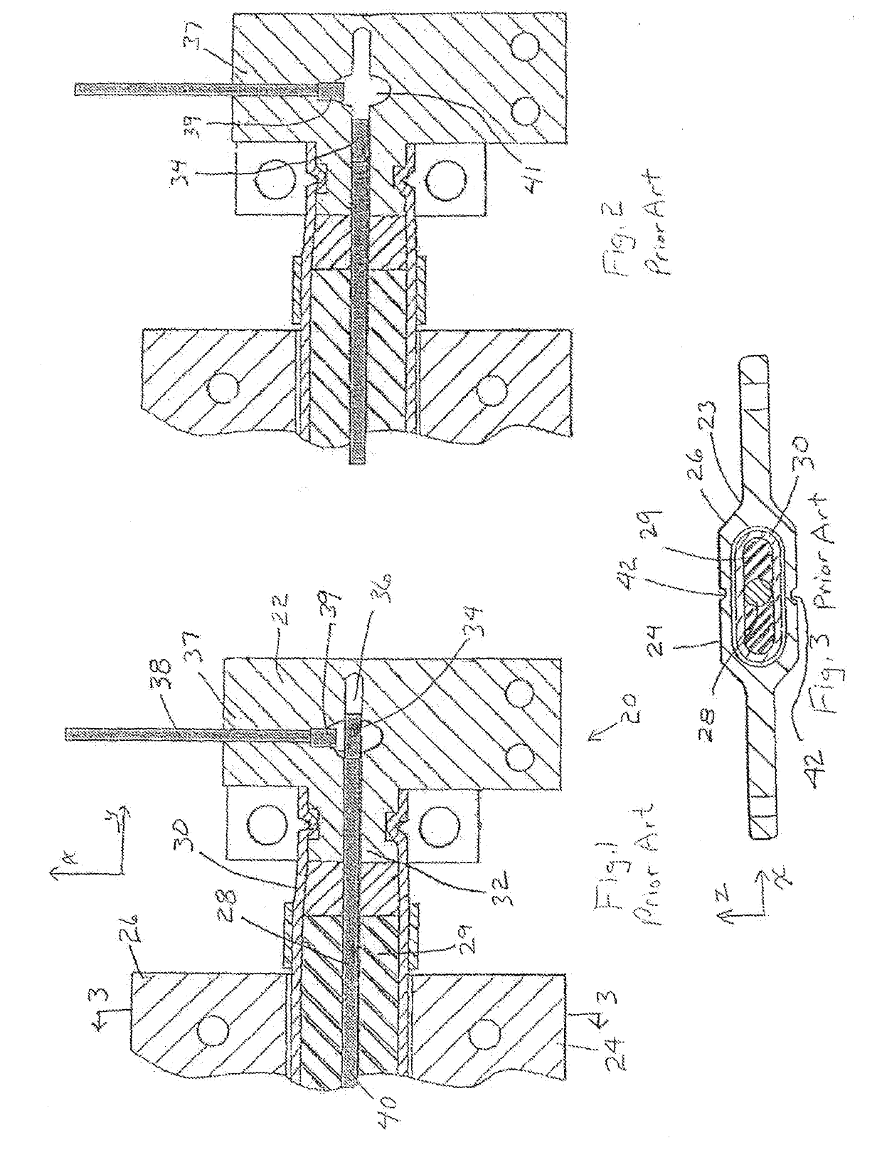 Explosive separating joint