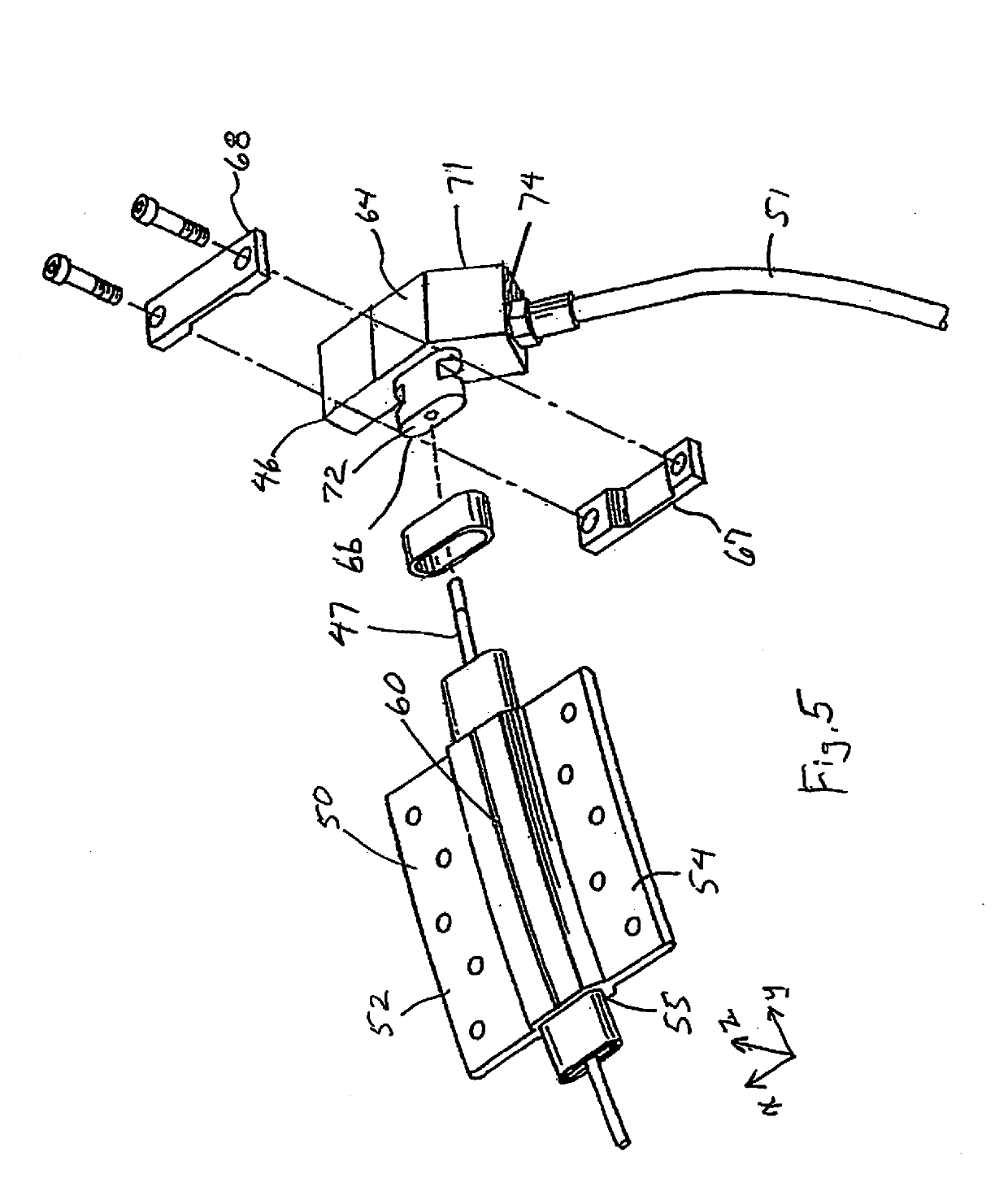 Explosive separating joint