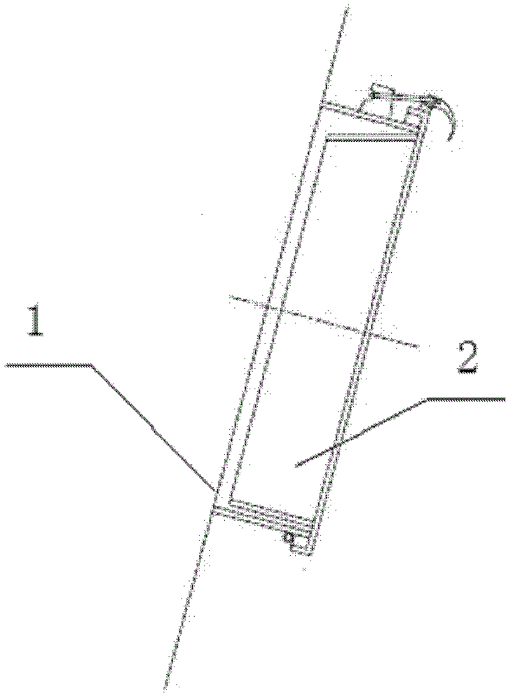 Observation window for gas hood of paper machine