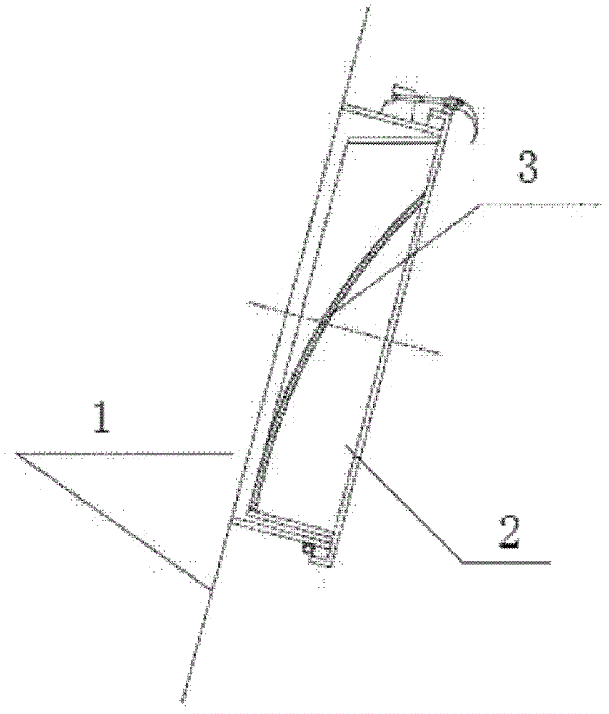 Observation window for gas hood of paper machine