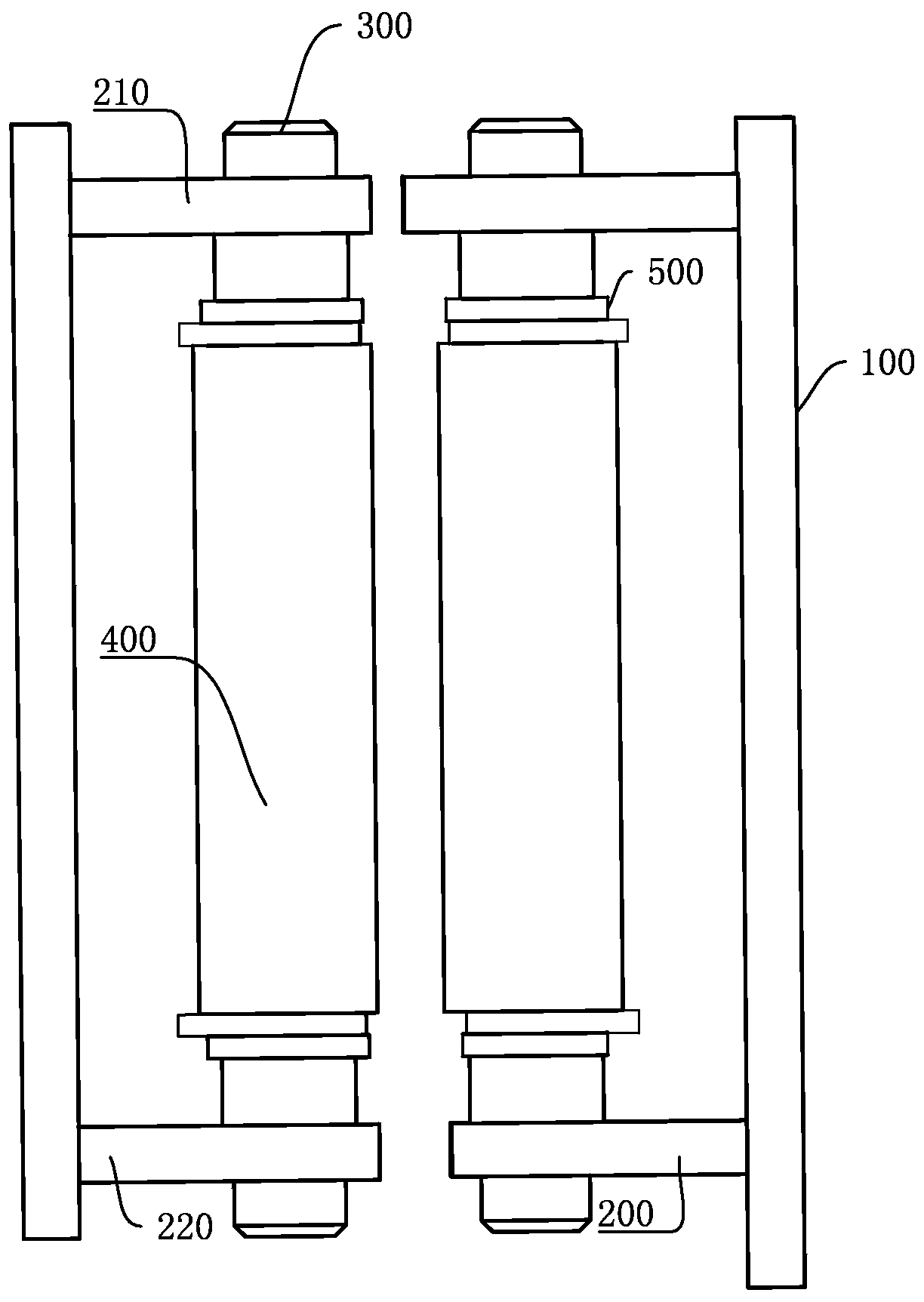 Heat exchange tube fixing device