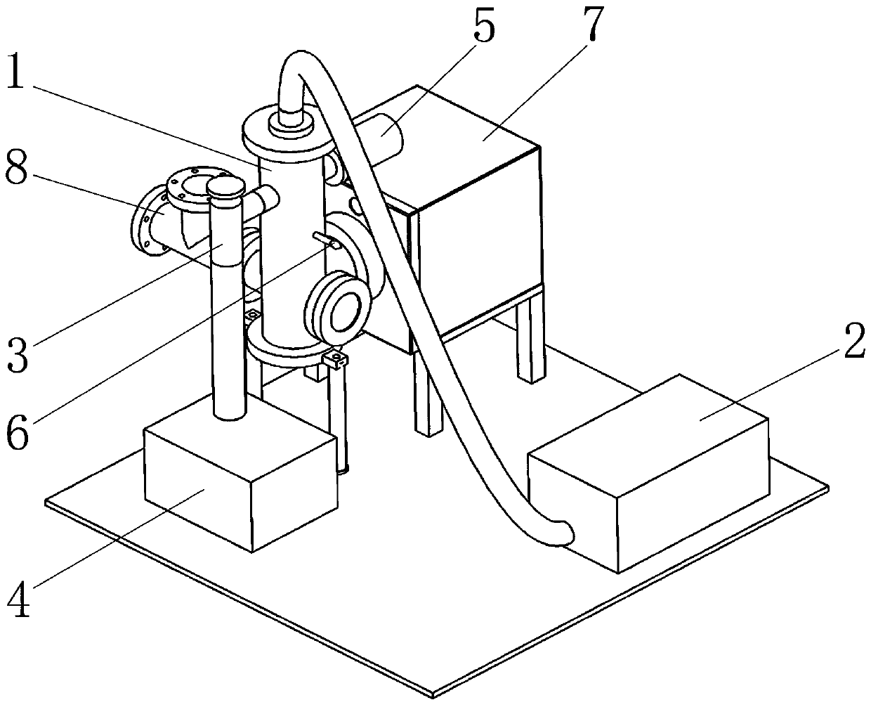 Vacuum system and method for obtaining ultrahigh vacuum