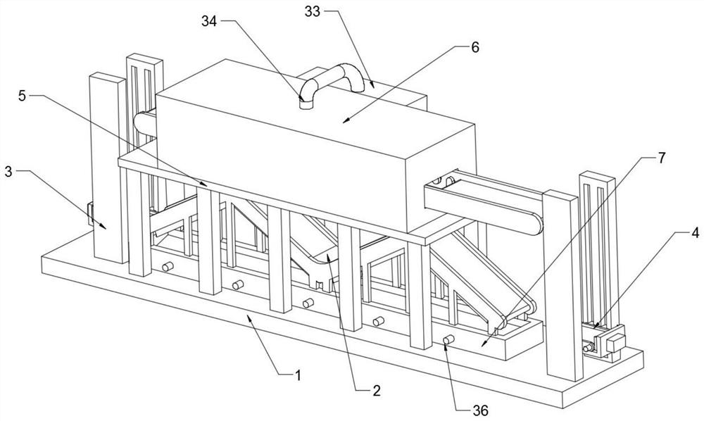 Snail meat processing and quick-freezing device facilitating clearing of inner wall ice