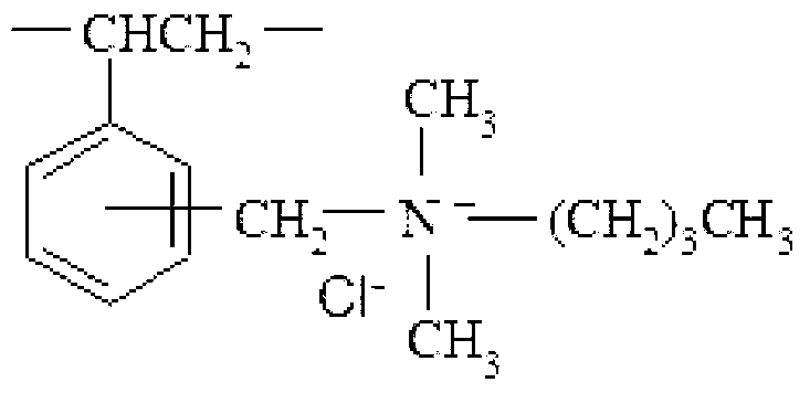 Selective strong-base anion exchange resin and preparation method thereof