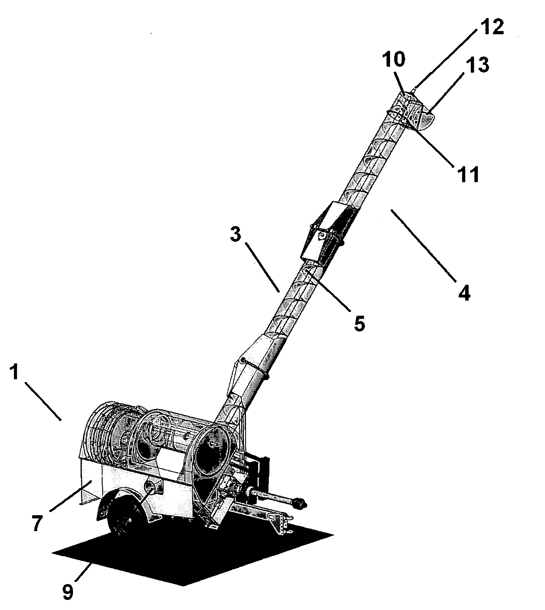 Auger airlock assembly and end dump housing