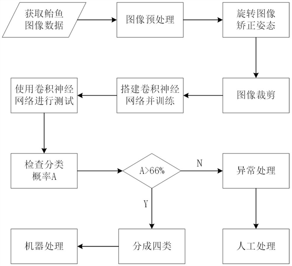 Fish posture recognition method