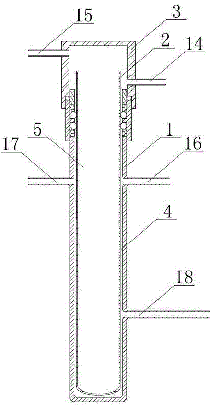 Cathode electrolytic cell of device for preparing metallic sodium by electrolysis