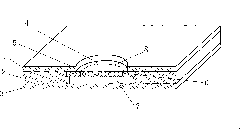 Pressure-sensitive anti-counterfeit label with hollowed positioning stick-on layer and manufacturing method thereof