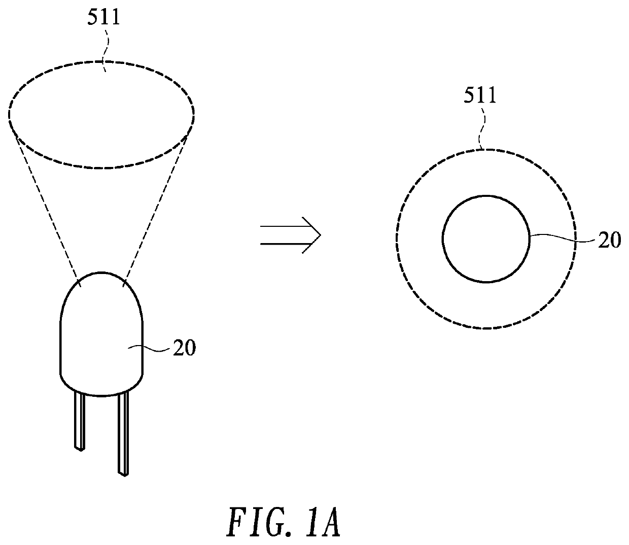 Information dislay board with improved display performance by light-extending light source