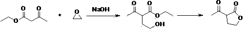 Green synthesis process of alpha-acetyl-gamma-butyrolactone