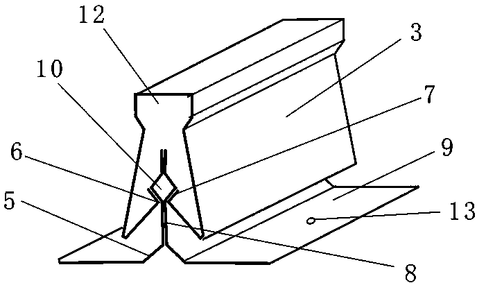 Connecting device for suspended ceiling