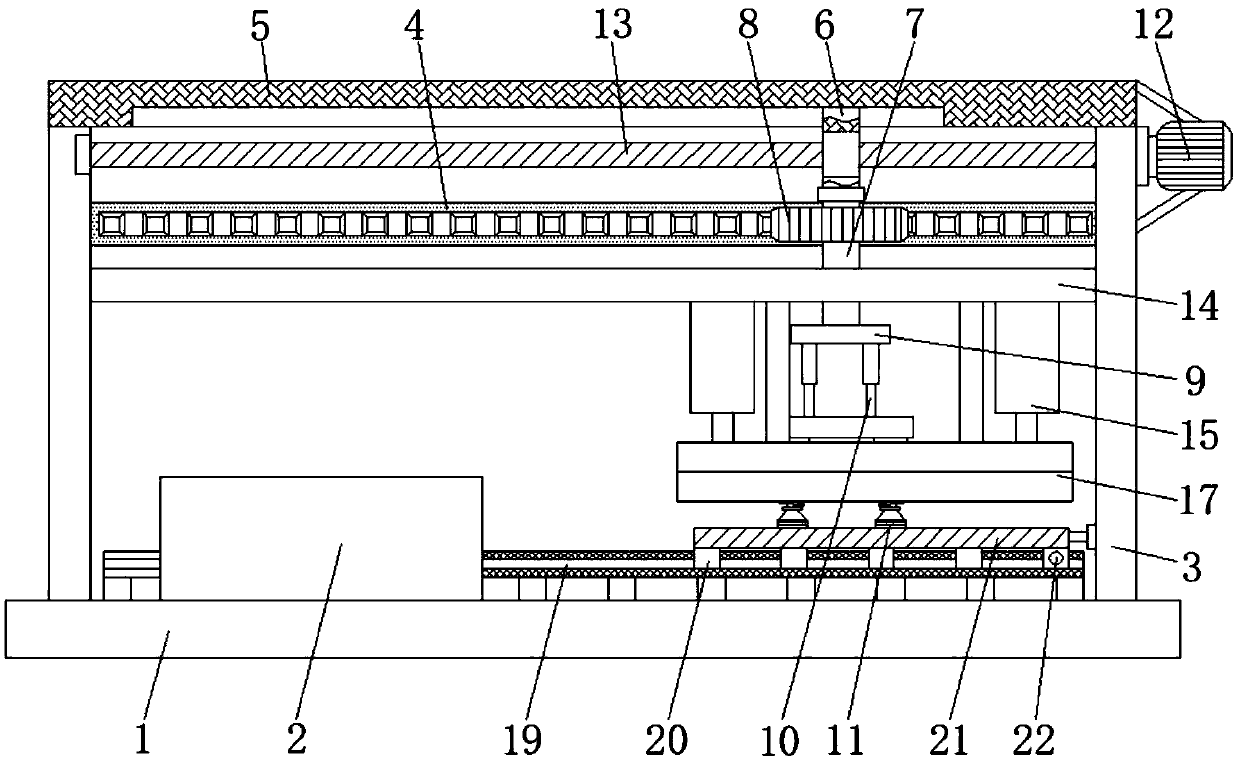 Cutting and polishing integrated equipment for poplar wood processing