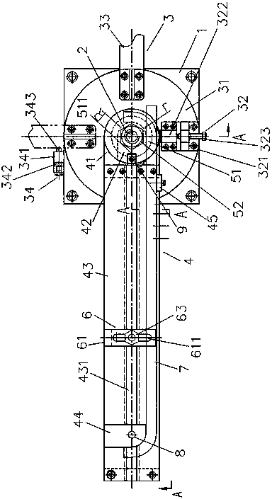 Copper bar bending device