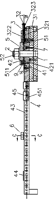 Copper bar bending device