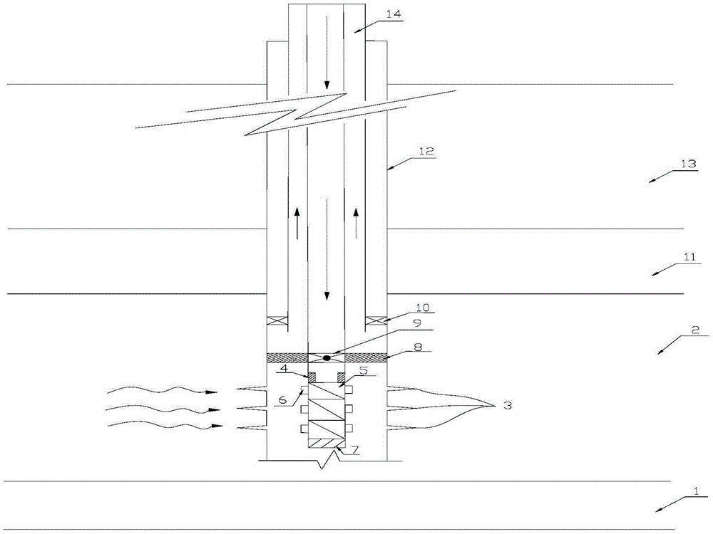 A method and device for producing hydrates by combining pressure reduction and hydraulic fracturing technology