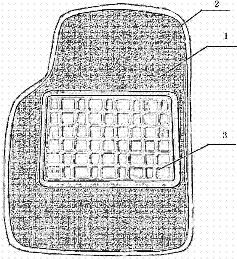 Hooking-proof and anti-skidding safety floor mat