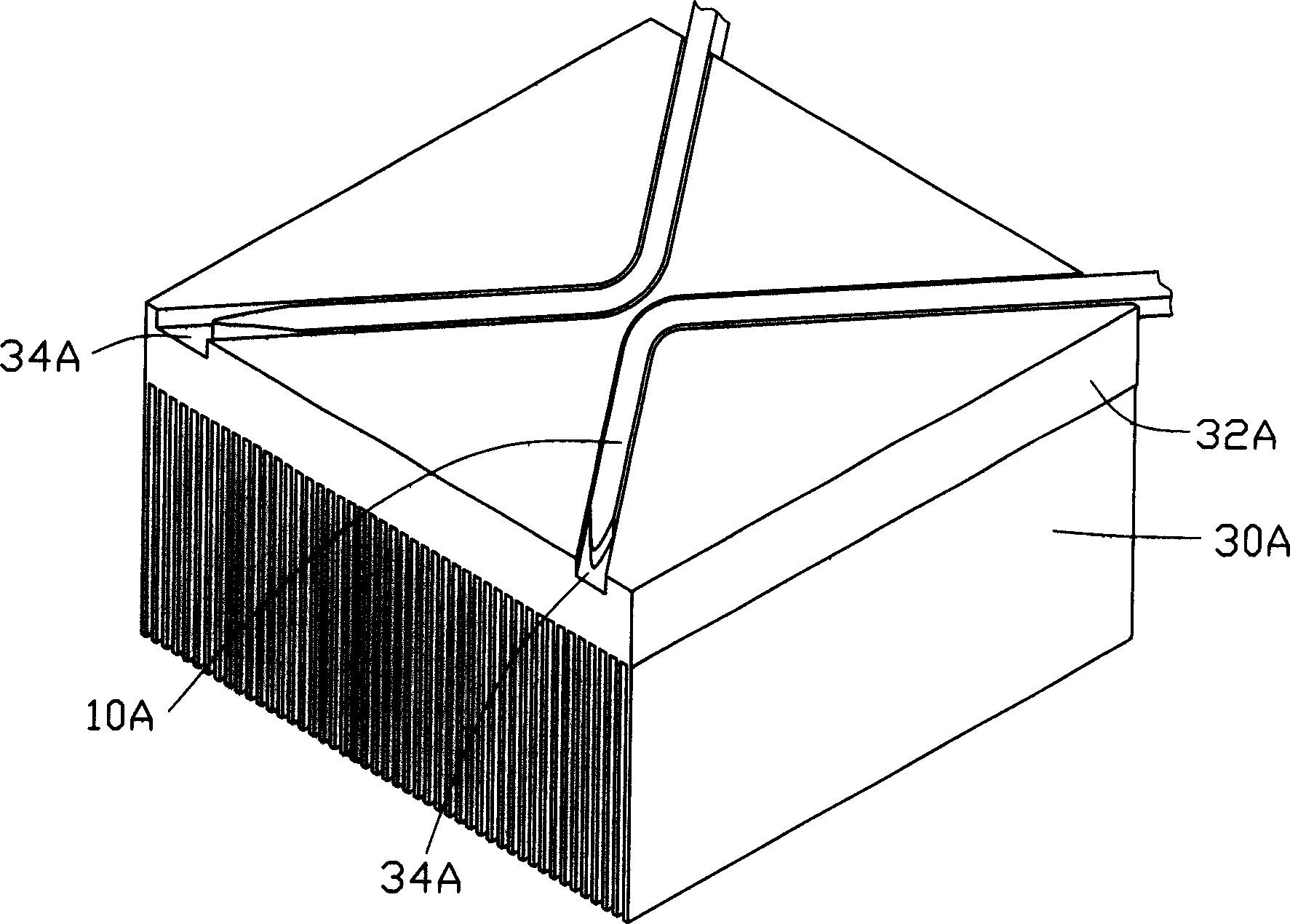 Manufacturing method of heat radiation device