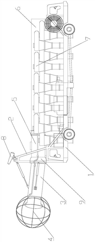 No filter element mobile dust removal equipment