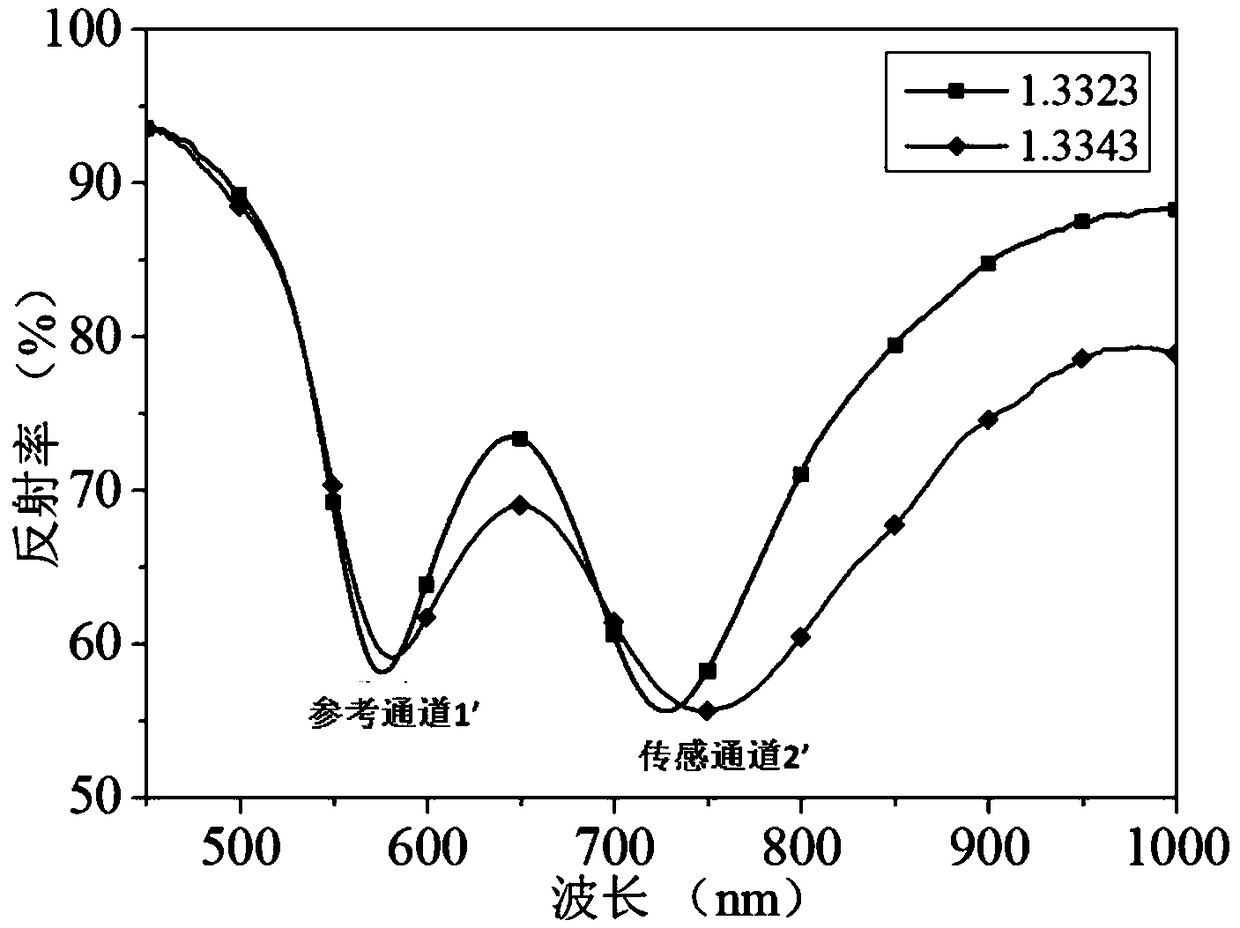 Dual-channel optical fiber SPR biosensor