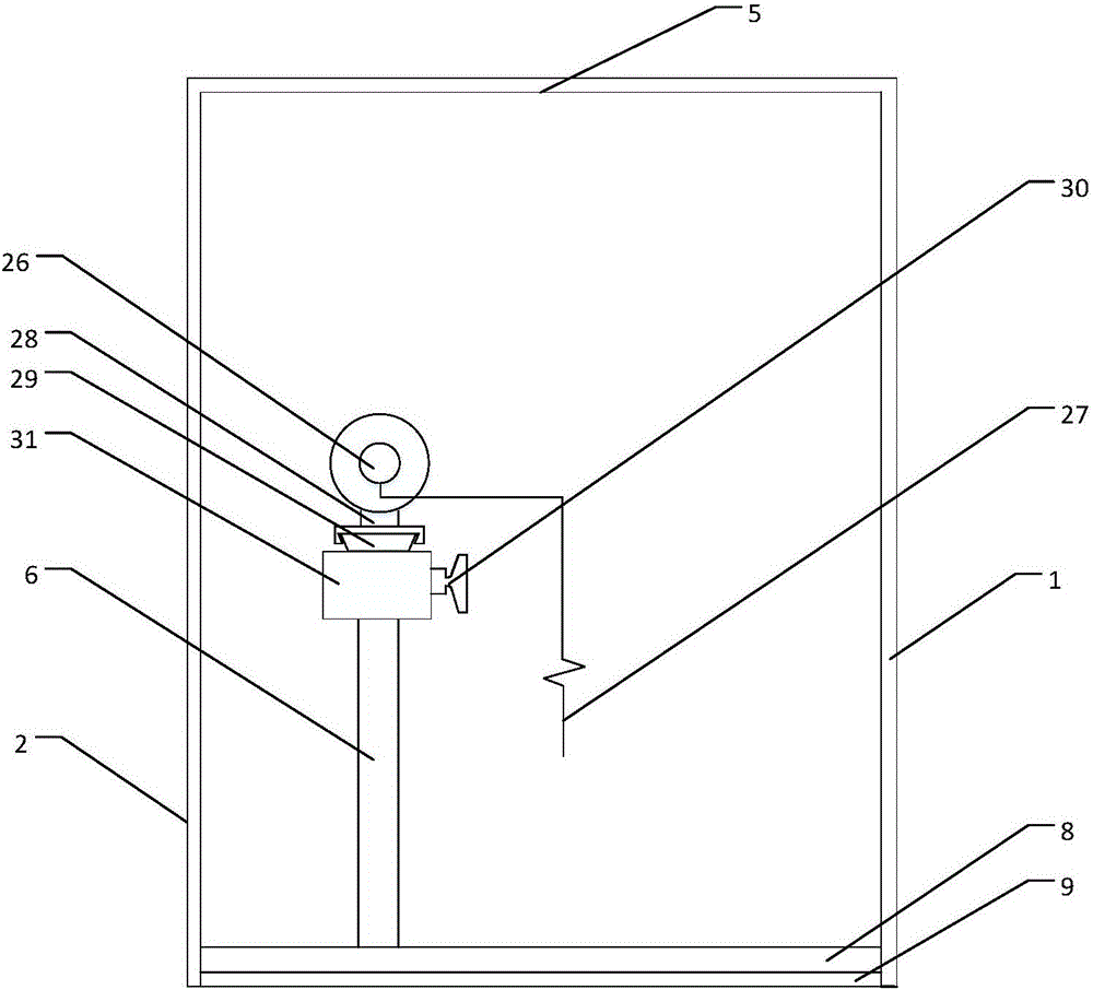 Detector for vibration signal of insect