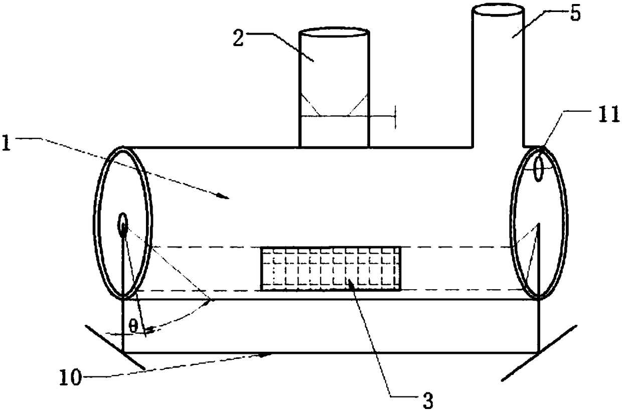 Aerobic composting device of mixed organic solid waste in villages and small towns