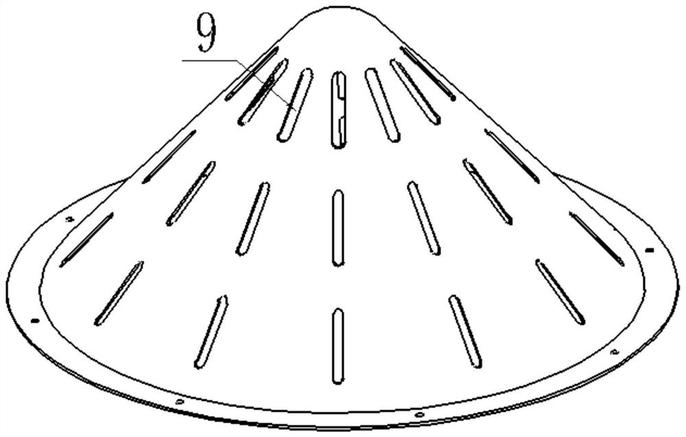 A tempering device for skew rolling ball mill steel balls that can utilize waste heat