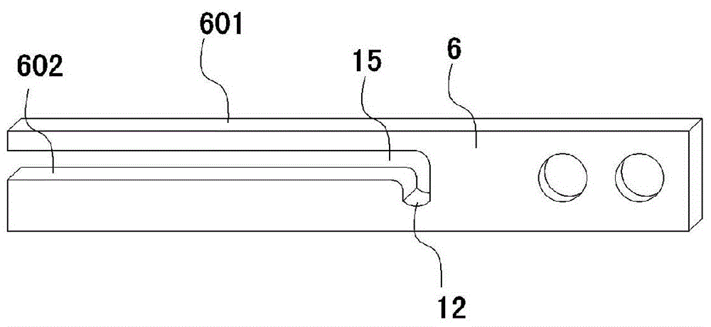 Guide rail vacuum connecting rod plug valve