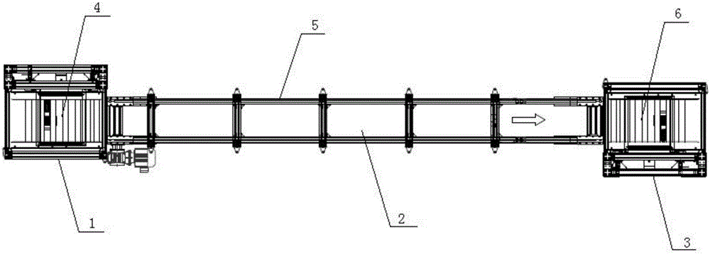 Circular material conveying system of robot welding device