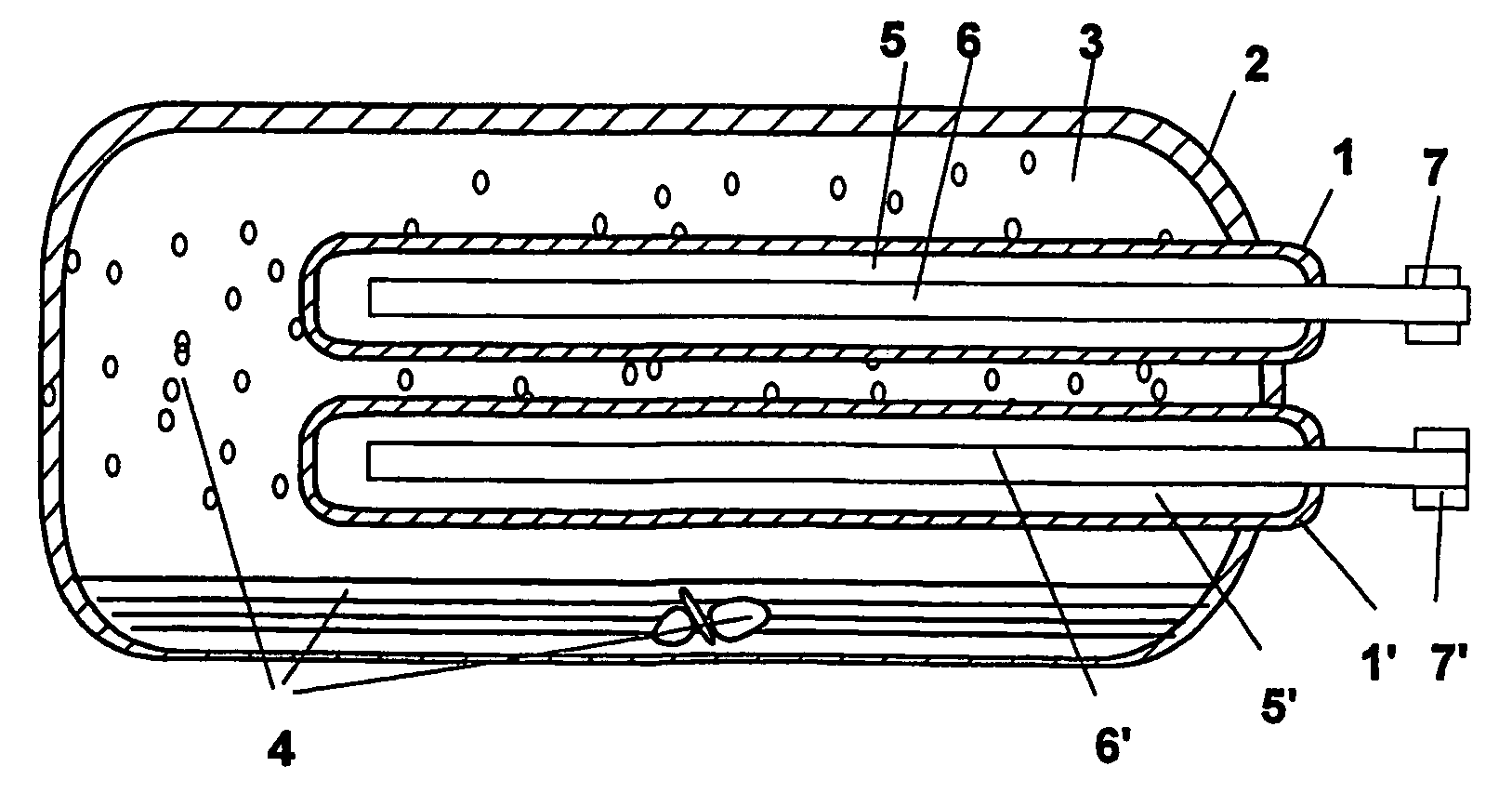 Method for the production of a visible, UV or IR radiation with a lamp without electrodes, and lamp that carries out this method