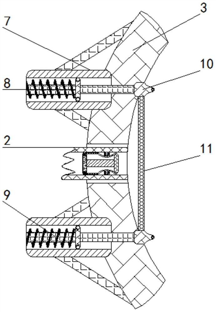 Equipment for uniformly coating inner side surfaces of gloves with rubber and reducing rubber loss