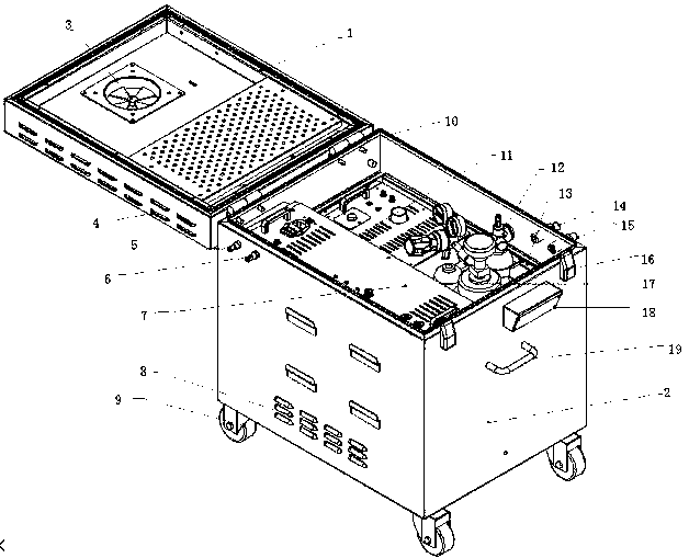 Portable insulating oil gas content detection device and sealing defect diagnosis method based on gas content